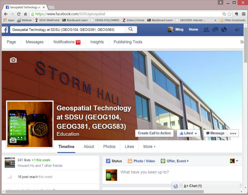 Facebook-geospatial SDSU