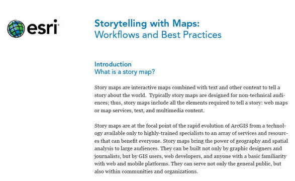 Storytelling with Maps
