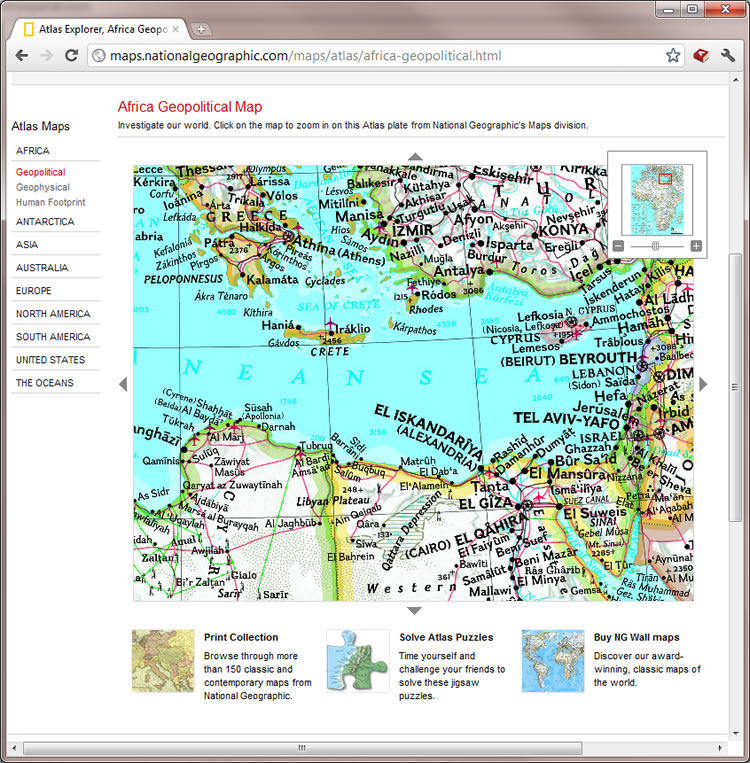 National Geographic Map