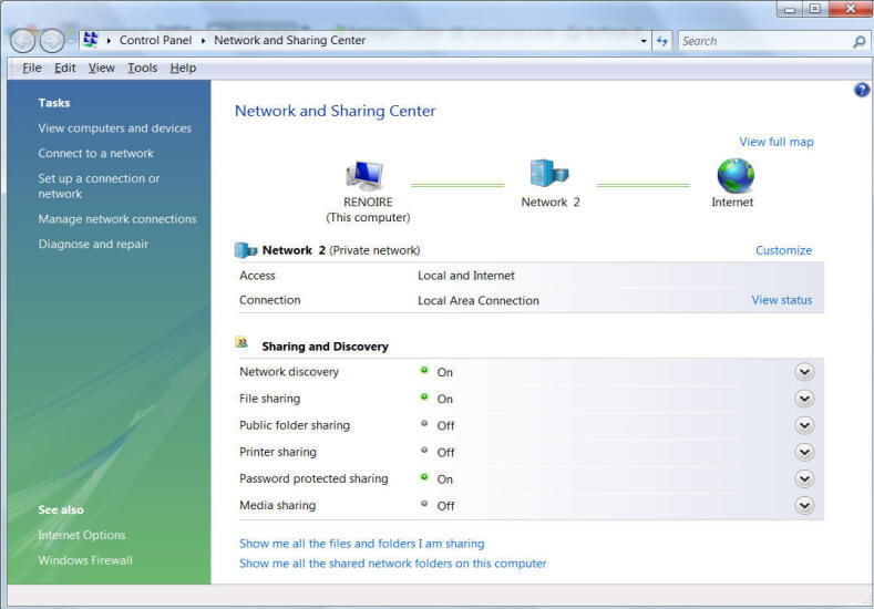 network setting