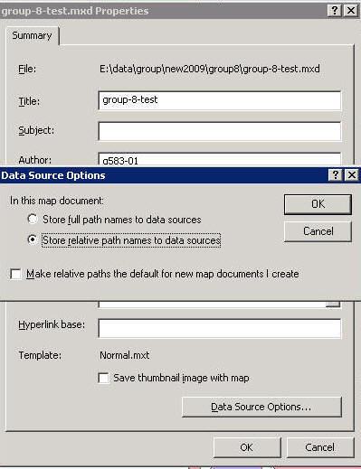 relative data source