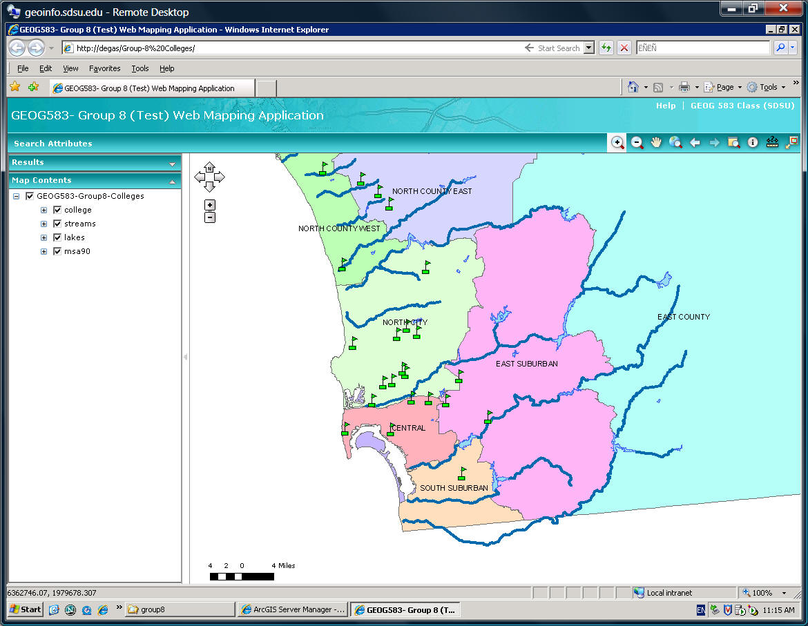 New ArcGIS Server Map Application