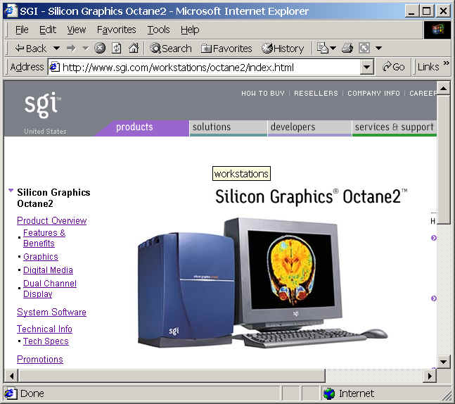 SGI workstation