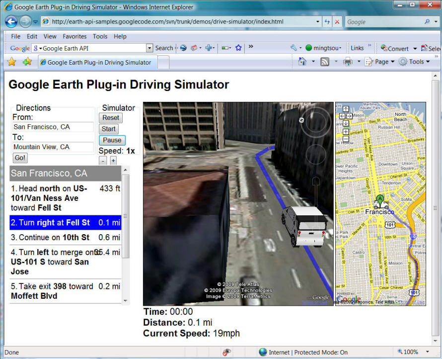 Driving Simulation Example