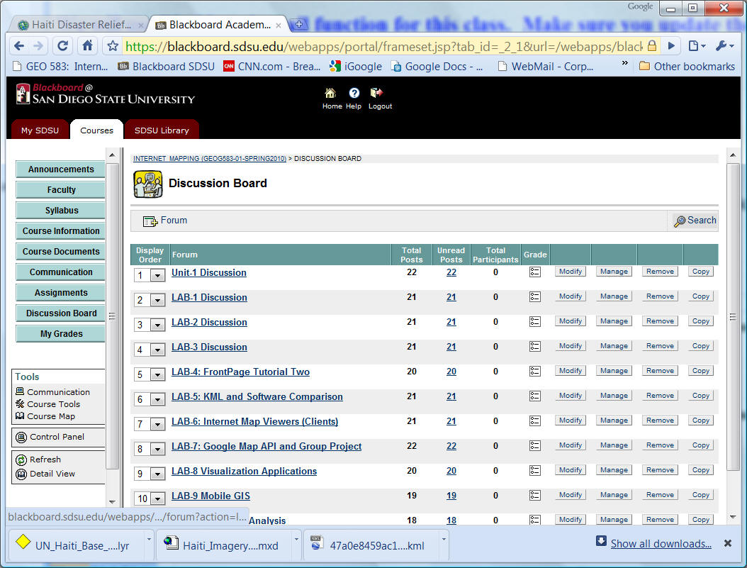 Blackboard-GEOG583