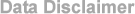 Data Disclaimer